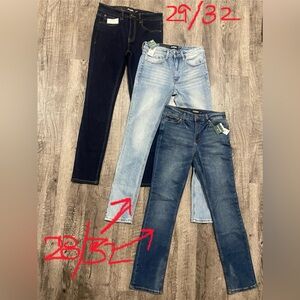 NEW w/ tags womens bundle- 3pr RSQ denim,.Sizes28/32 & 29/32